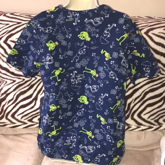 The Muppets size small blue green and white top 💕 - Picture 2 of 3